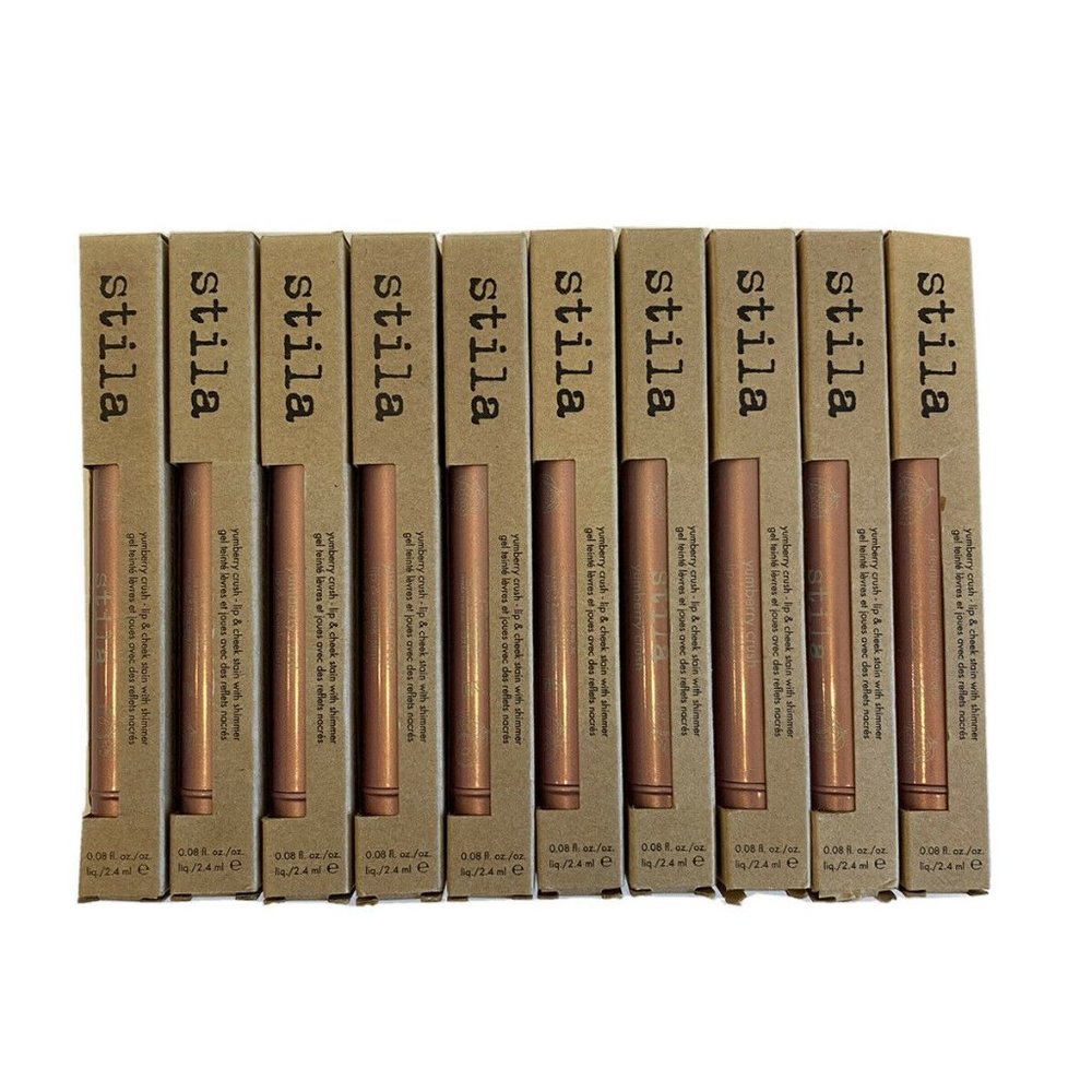 10 X Stila Yumberry Crush lip & cheek stain NEW full size rare